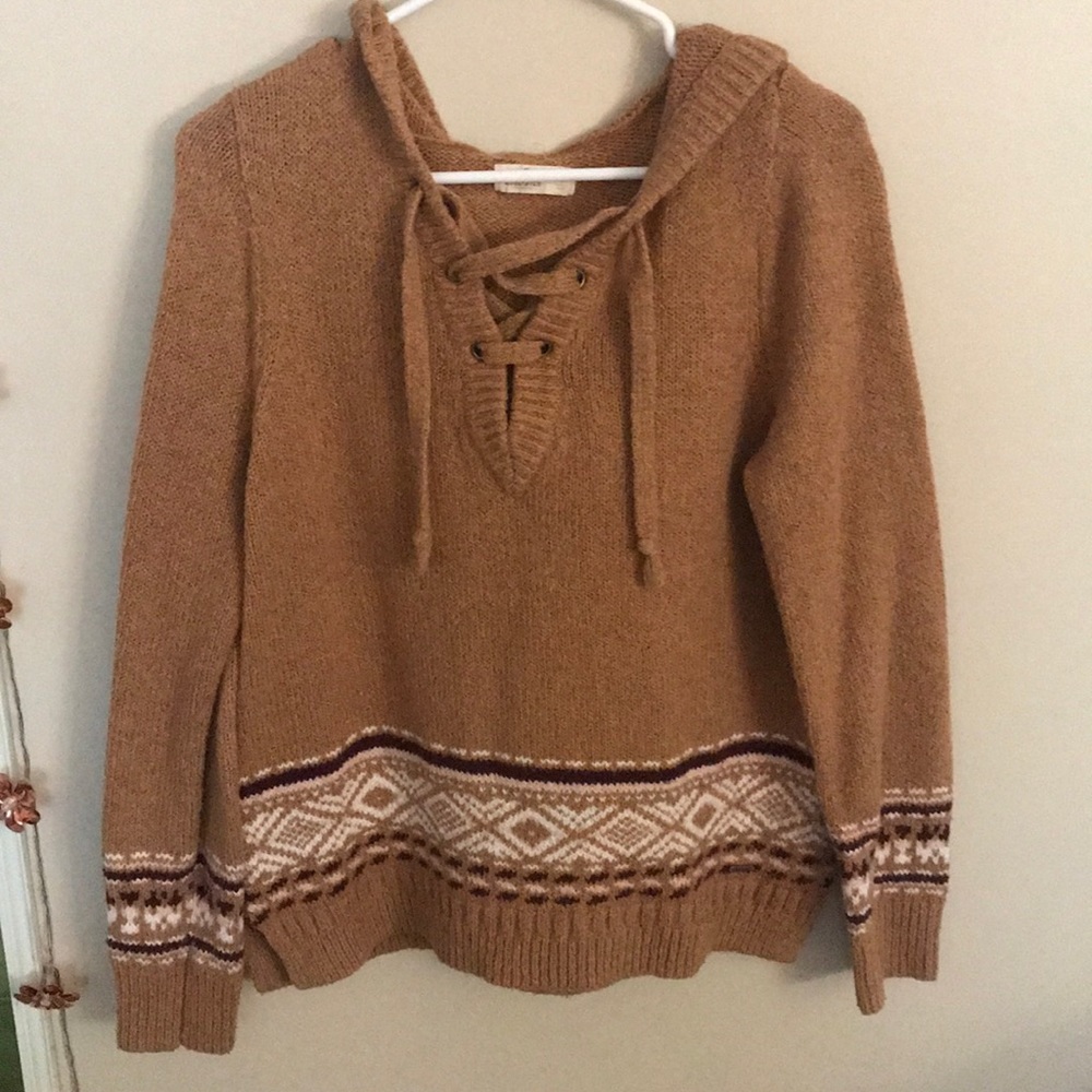 Cozy hooded sweater